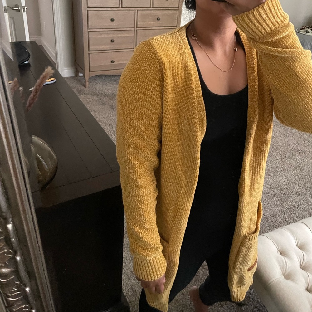 Simply southern (super soft) mustard cardigan